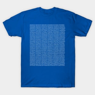 Genome ATGC DNA base pairs genes T-Shirt